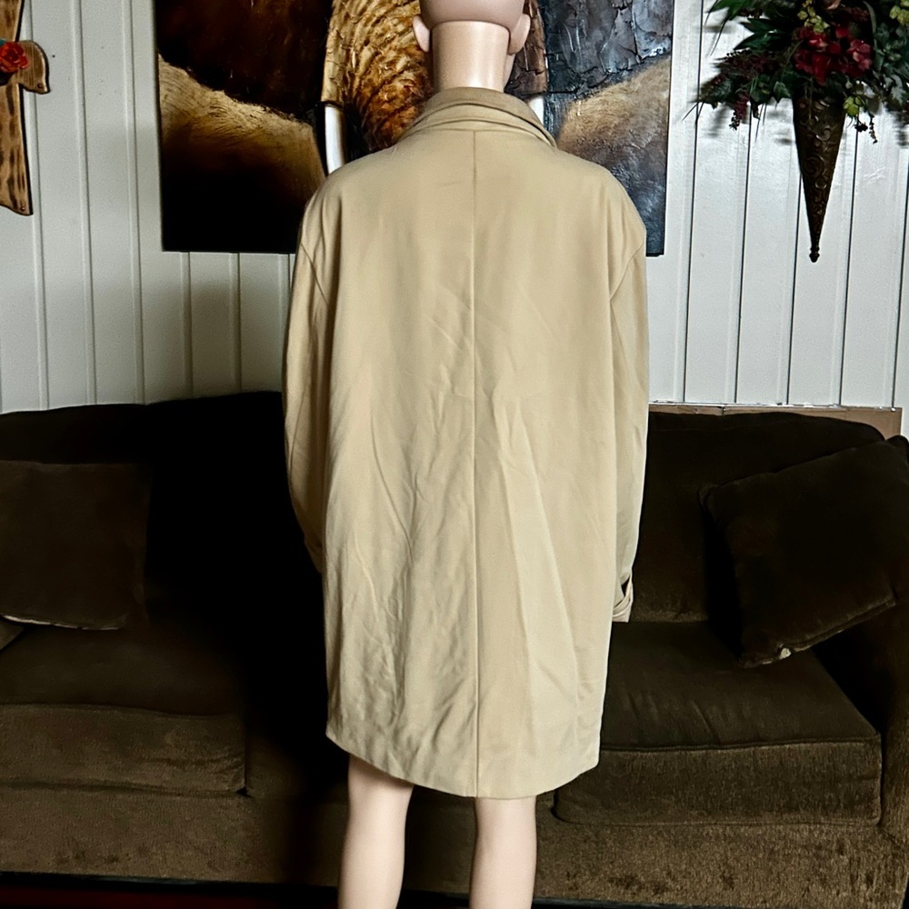 Dimensione ~ Vintage ~ Men’s X-Large ~ Beige ~ Made in Italy ~ Trench Coat - Picture 11 of 16